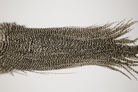 10551 JimsFlyCo Dry Fly Hackle Grade 2 Rooster Saddle Grizzly Ties Size 10