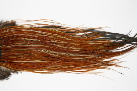 10560 JimsFlyCo Dry Fly Hackle Grade 2 Rooster Saddle Furnace Ties Size 14-18