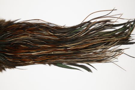 10565 JimsFlyCo Dry Fly Hackle Grade 2 Rooster Saddle Furnace Ties Size 14-16