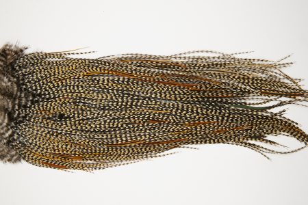 10580 JimsFlyCo Dry Fly Hackle Grade 2 Rooster Saddle Cree Variant Ties Size 12-14