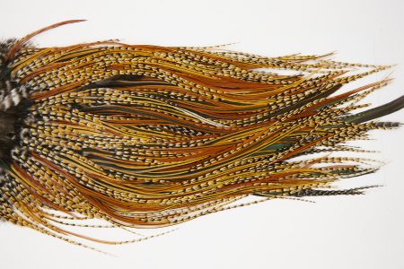 10581 JimsFlyCo Dry Fly Hackle Grade 2 Rooster Saddle Cree Variant Ties Size 14