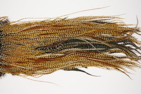 10584 JimsFlyCo Dry Fly Hackle Grade 2 Rooster Saddle Cree Variant Ties Size 12-14