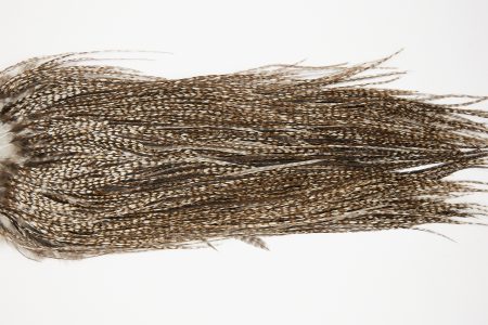 10593 JimsFlyCo Dry Fly Hackle Grade 1 Rooster Saddle Variant Ties Size 14-16