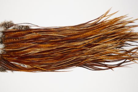 10594 JimsFlyCo Dry Fly Hackle Grade 1 Rooster Saddle Variant Ties Size 12-14