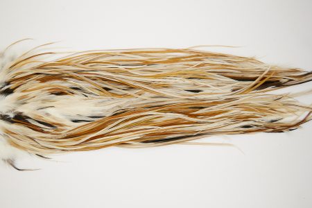10595 JimsFlyCo Dry Fly Hackle Grade 1 Rooster Saddle Variant Ties Size 12-14