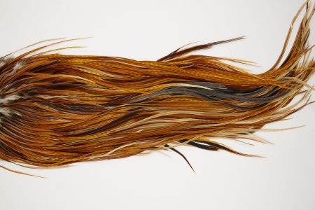10603 JimsFlyCo Dry Fly Hackle Grade 1 Rooster Saddle Variant Ties Size 14-16