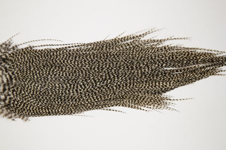10607 JimsFlyCo Dry Fly Hackle Grade 1 Rooster Saddle Grizzly Ties Size 10