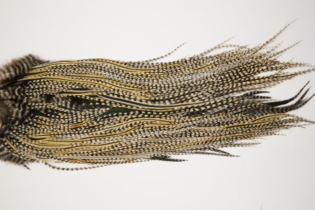10616 JimsFlyCo Dry Fly Hackle Grade 1 Rooster Saddle Grizzly Variant Ties Size 10