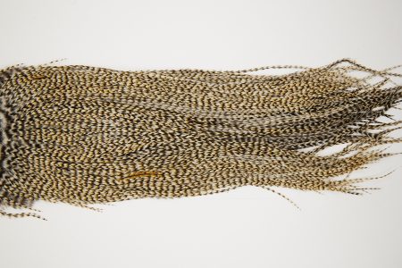 10627 JimsFlyCo Dry Fly Hackle Grade 1 Rooster Saddle Cree Variant Ties Size 12-14