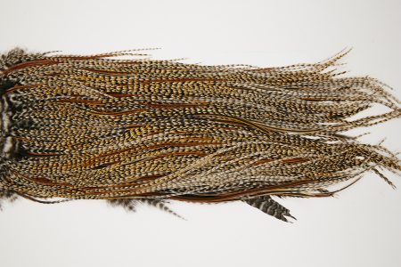 10628 JimsFlyCo Dry Fly Hackle Grade 1 Rooster Saddle Cree Variant Ties Size 14-16