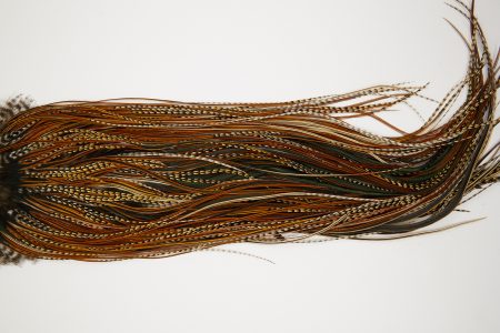 10629 JimsFlyCo Dry Fly Hackle Grade 1 Rooster Saddle Cree Variant Ties Size 14-16