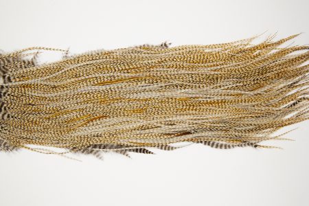 10649 JimsFlyCo Dry Fly Hackle Rhodium+ Rooster Saddle Cree Variant Ties Size 12-14