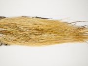 10686 Whiting Dry Fly Hackle Silver Grade Rooster Saddle Light Ginger Ties Size 14-16