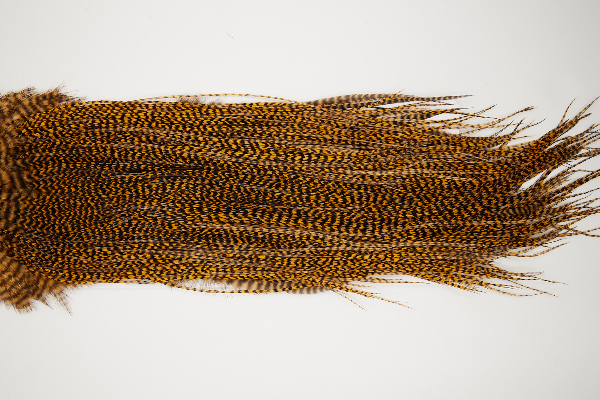 10691 Whiting Dry Fly Hackle Silver Grade Rooster Saddle Grizzly Golden Brown Ties Size 12-14