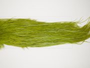 10702 Whiting Dry Fly Hackle Silver Grade Rooster Saddle Olive Ties Size 12-14
