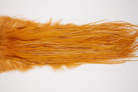 10728 Whiting Dry Fly Hackle Bronze Grade Rooster Saddle Golden Brown Ties Size 14-18