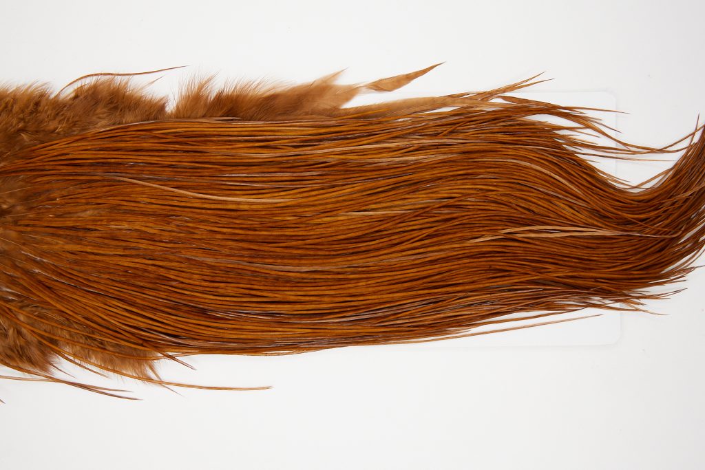 10730 Whiting Dry Fly Hackle Bronze Grade Rooster Saddle Brown Ties Size 14-18