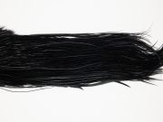 10741 Whiting Dry Fly Hackle Bronze Grade Rooster Saddle Black Ties Size 16-18