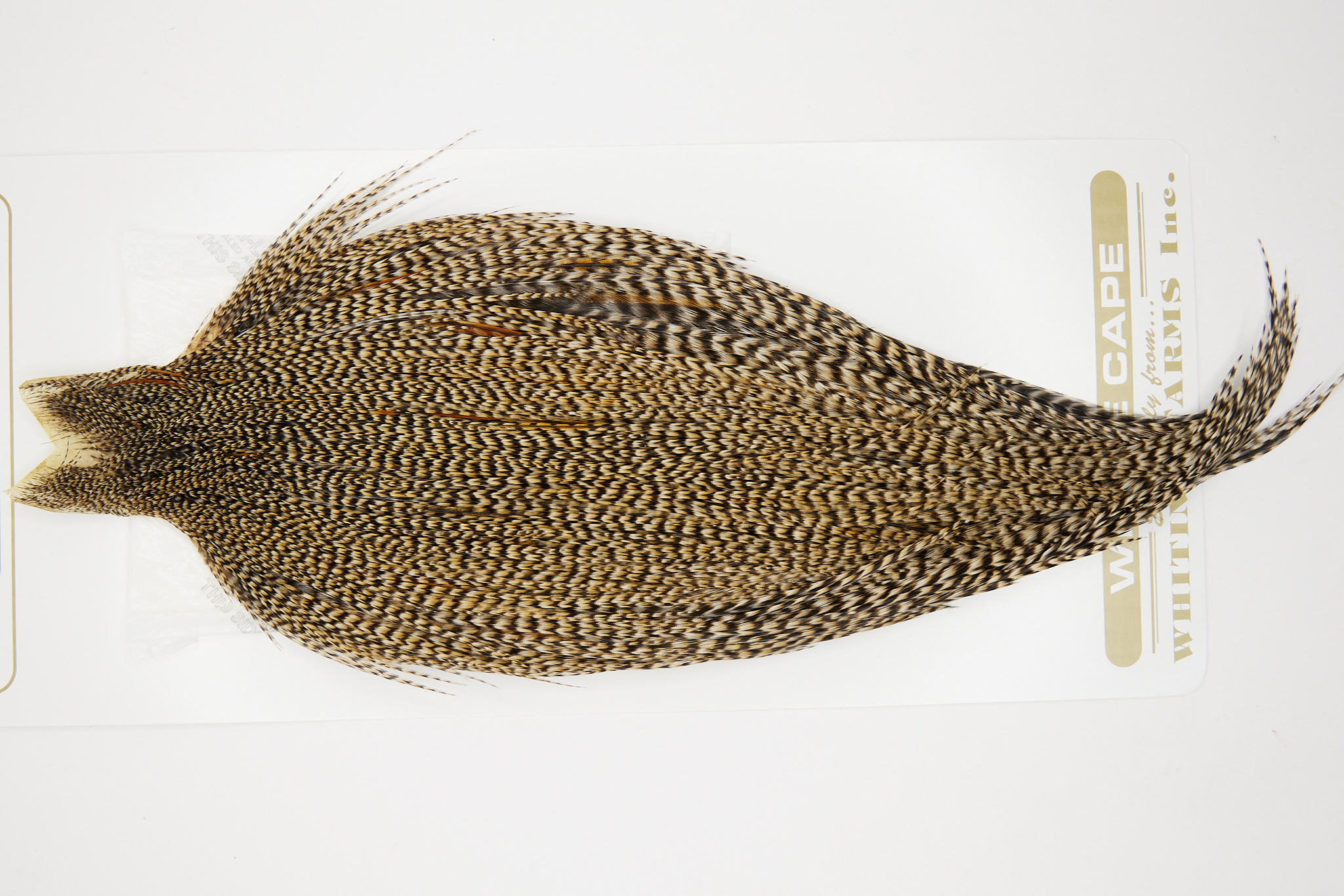 10009 Heritage Dry Fly Hackle Grade 1 Rooster Cape Cree Ties Size 10-24