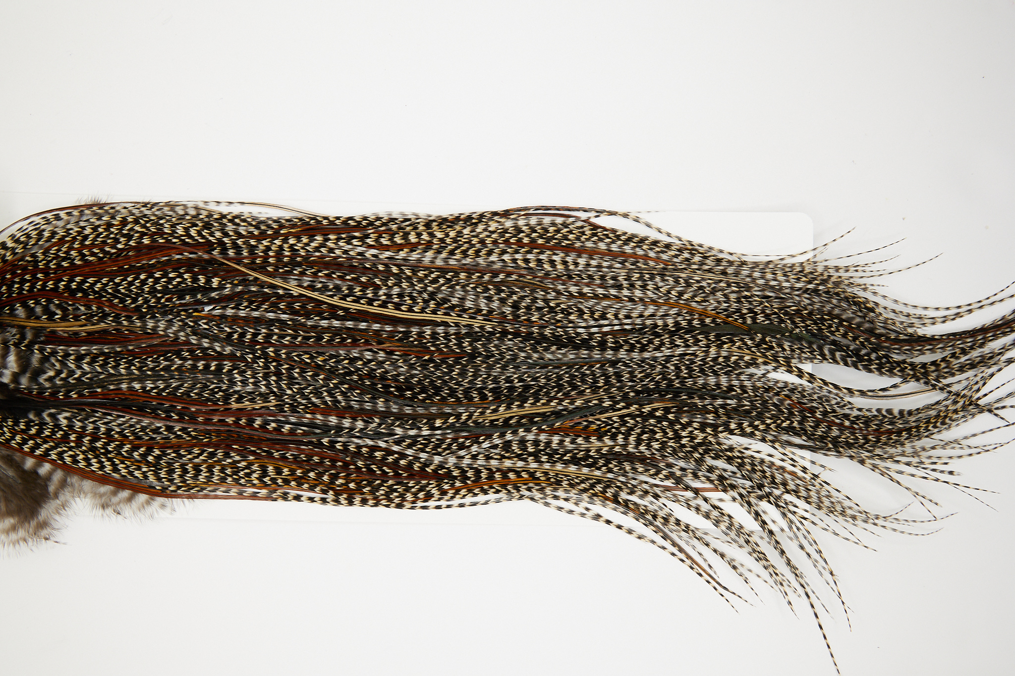 10015 Heritage Dry Fly Hackle Grade 1 Rooster Saddle Cree Ties Size 14-16