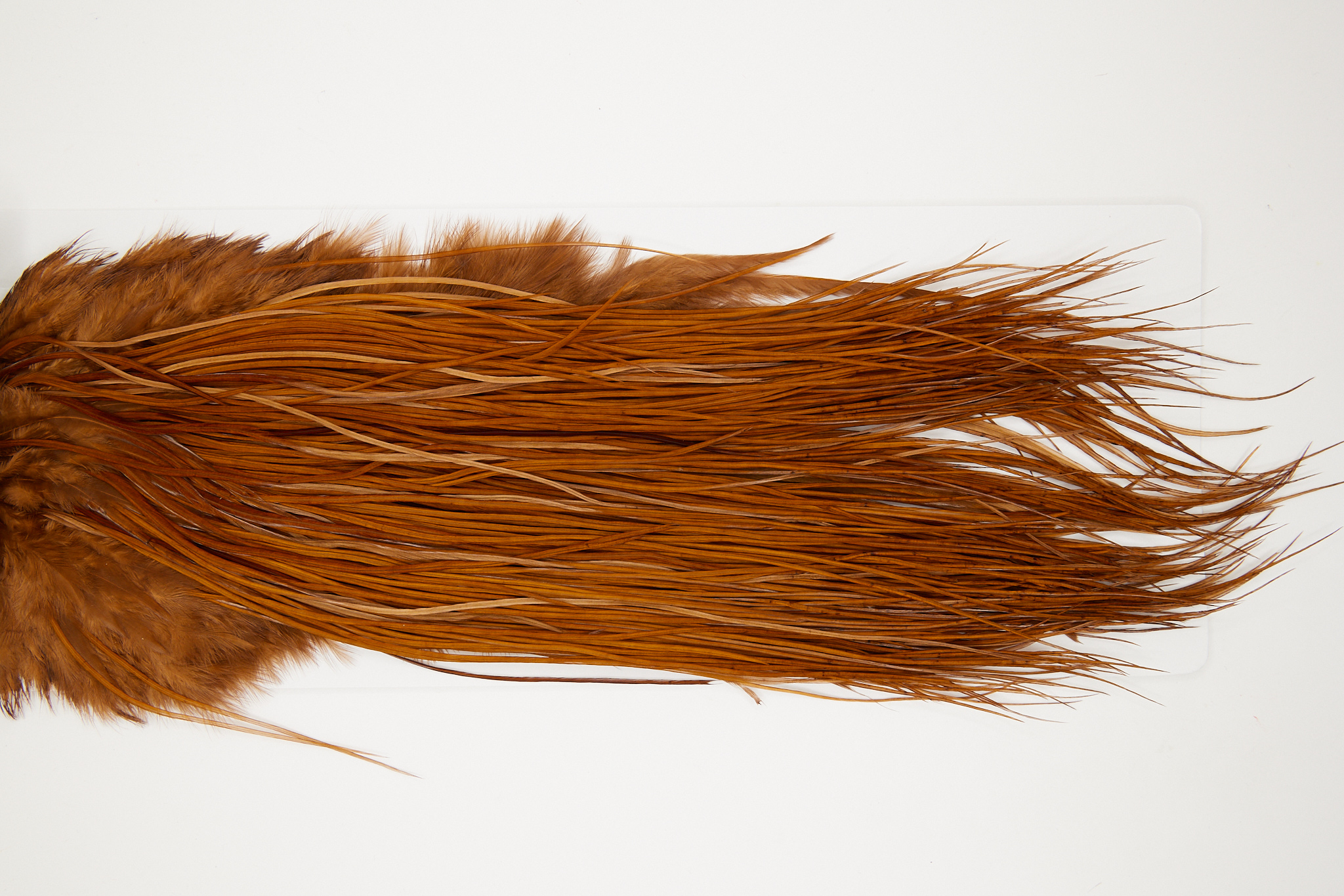 10758 Whiting Dry Fly Hackle Pro Grade Rooster Saddle Brown Ties Size 16-18