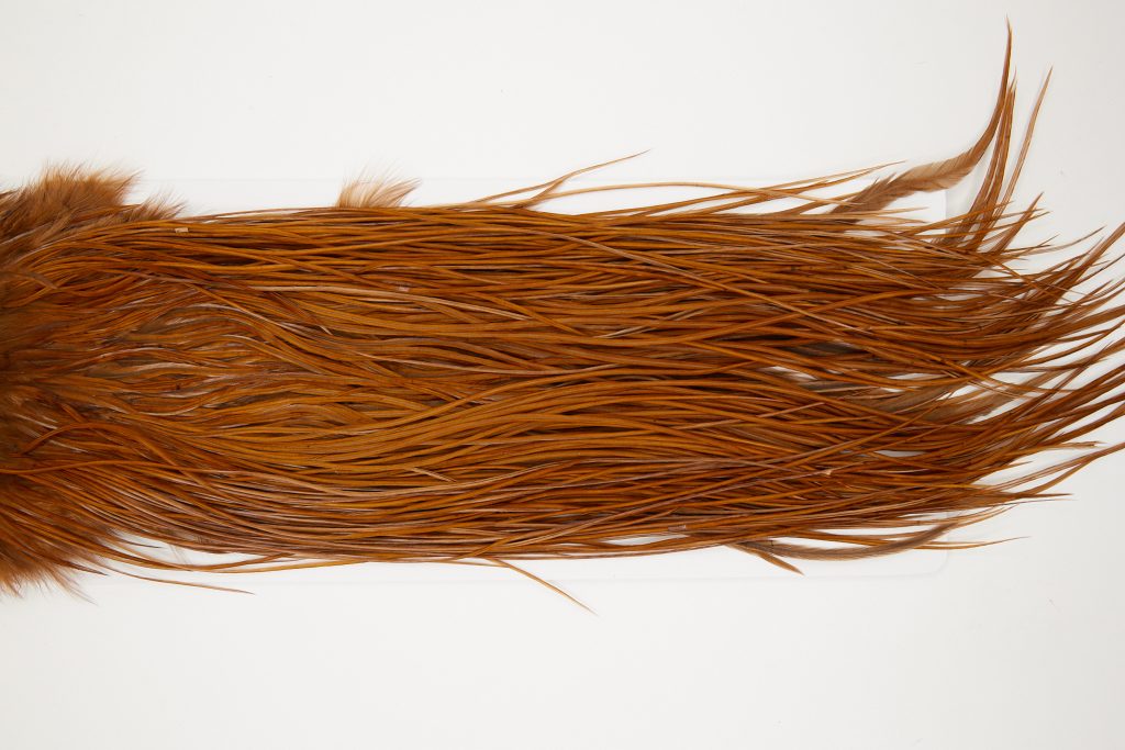 10759 Whiting Dry Fly Hackle Pro Grade Rooster Saddle Brown Ties Size 14-18