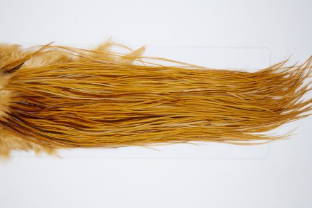 10760 Whiting Dry Fly Hackle Pro Grade Rooster Saddle Medium Ginger Ties Size 16-18