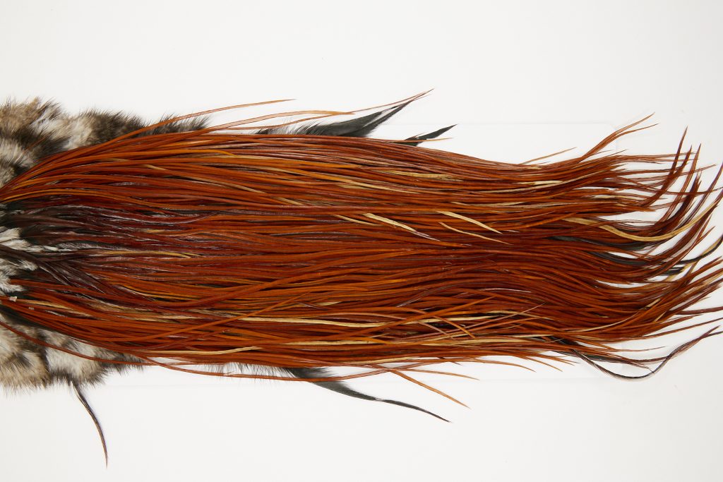 10766 Whiting Dry Fly Hackle Pro Grade Rooster Saddle Brown Ties Size 14-16