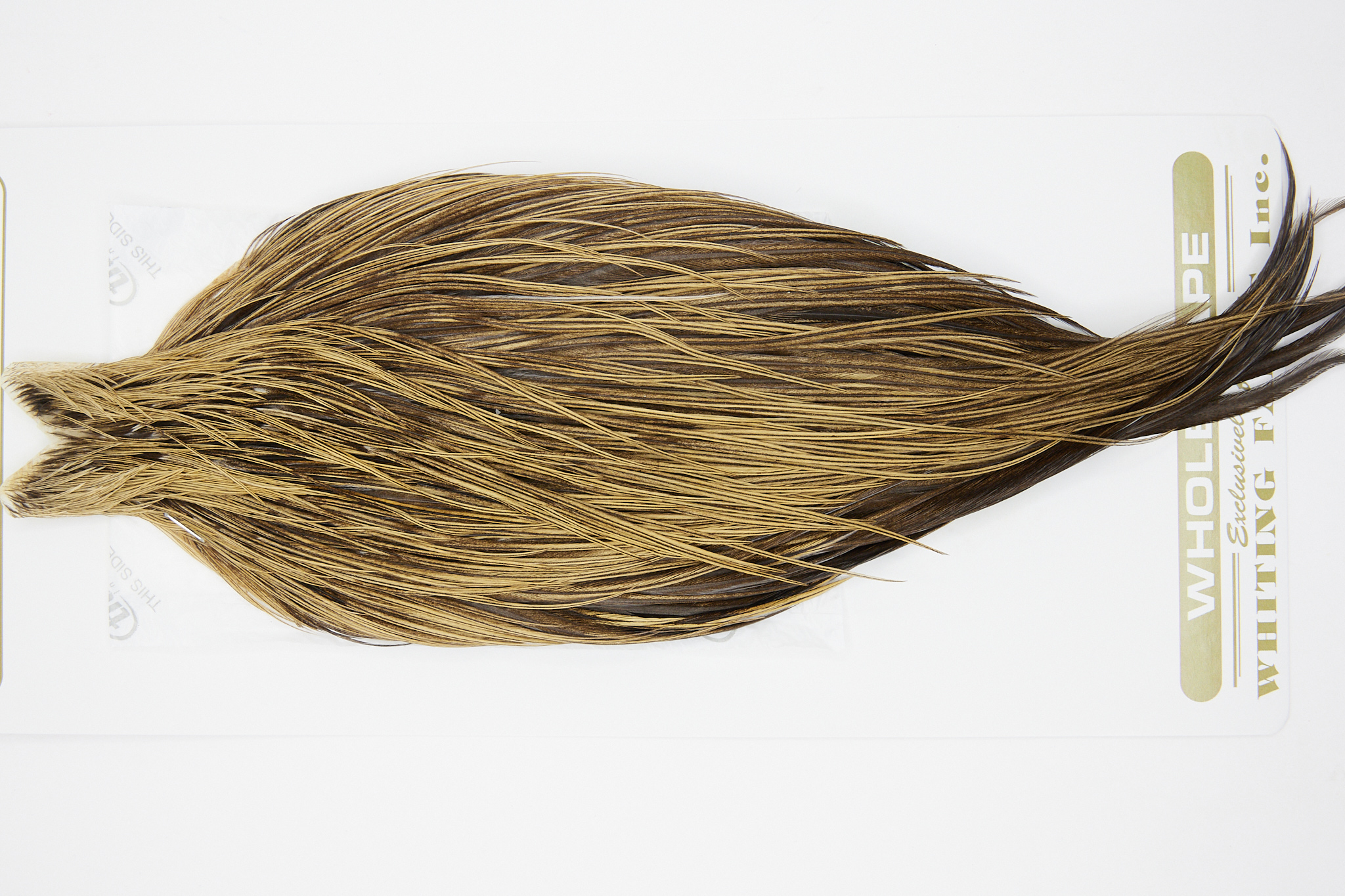 10771 Heritage Dry Fly Hackle Grade 2 Rooster Cape Dun Badger Ties Size 10-20