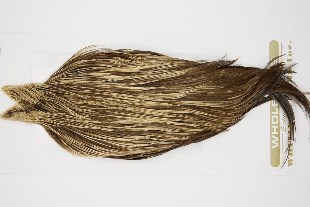 10772 Heritage Dry Fly Hackle Grade 2 Rooster Cape Dun Badger Ties Size 8-18