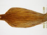 10776 Heritage Dry Fly Hackle Grade 2 Rooster Cape Barred Ginger Ties Size 8-22