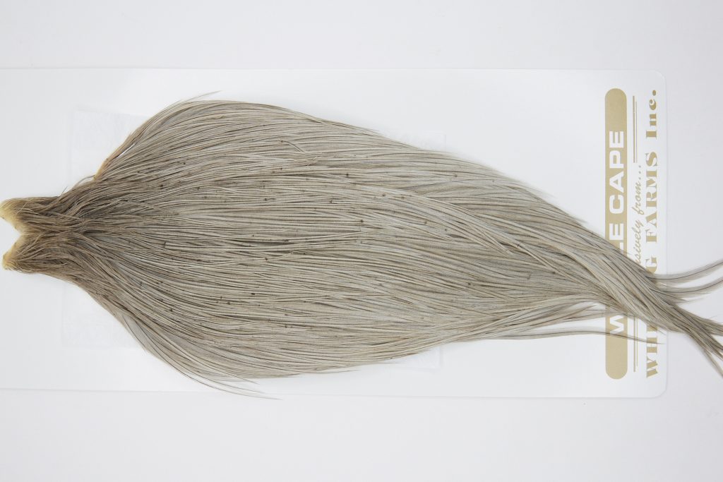 10780 Heritage Dry Fly Hackle Grade 2 Rooster Cape Heritage Dun Ties Size 10-20 10780 Heritage Dry Fly Hackle Grade 2 Rooster Cape Heritage Dun Ties Size 10-20