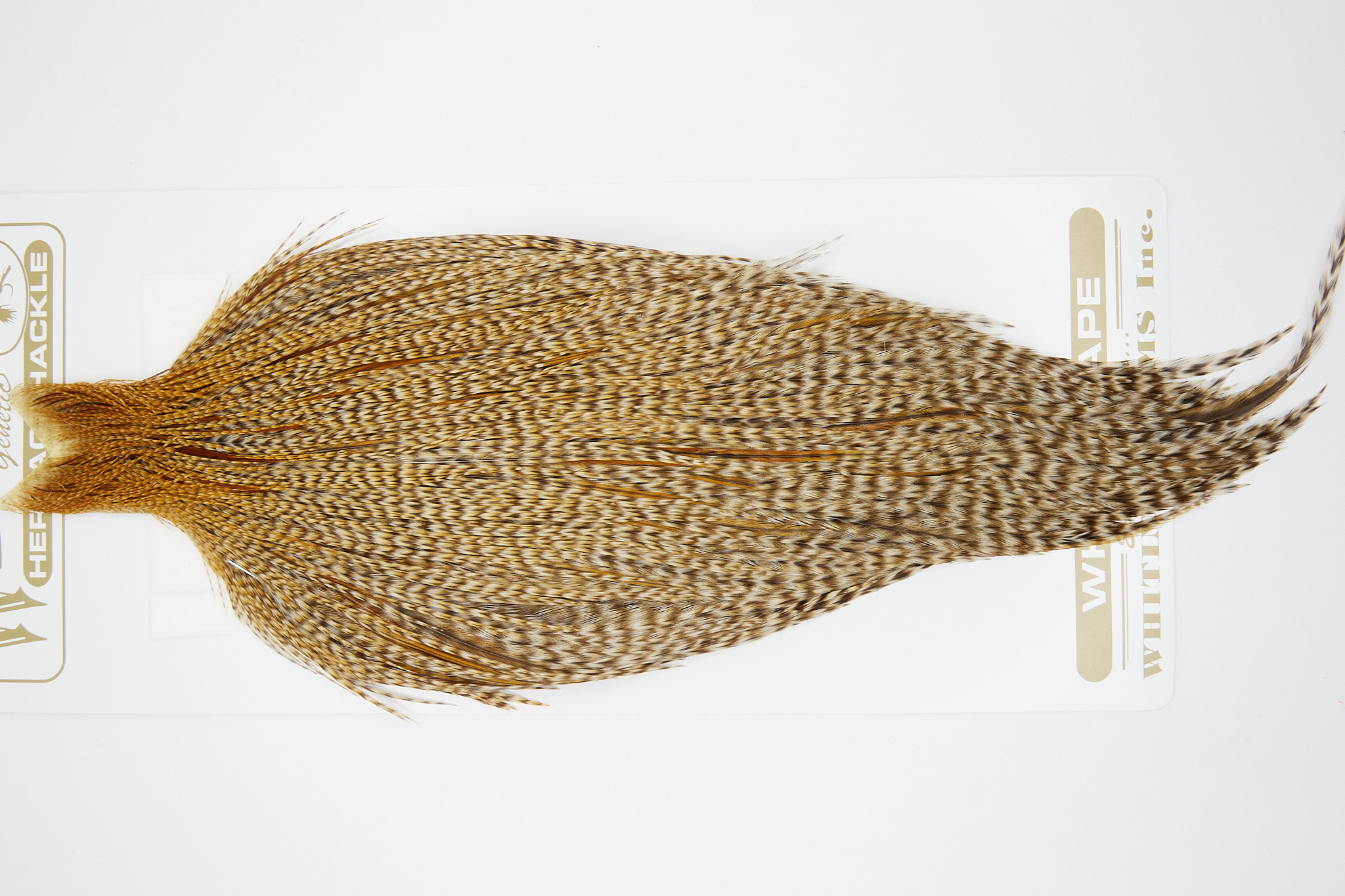 10801 Heritage Dry Fly Hackle Grade 2 Rooster Cape Dun Cree Ties Size 8-24