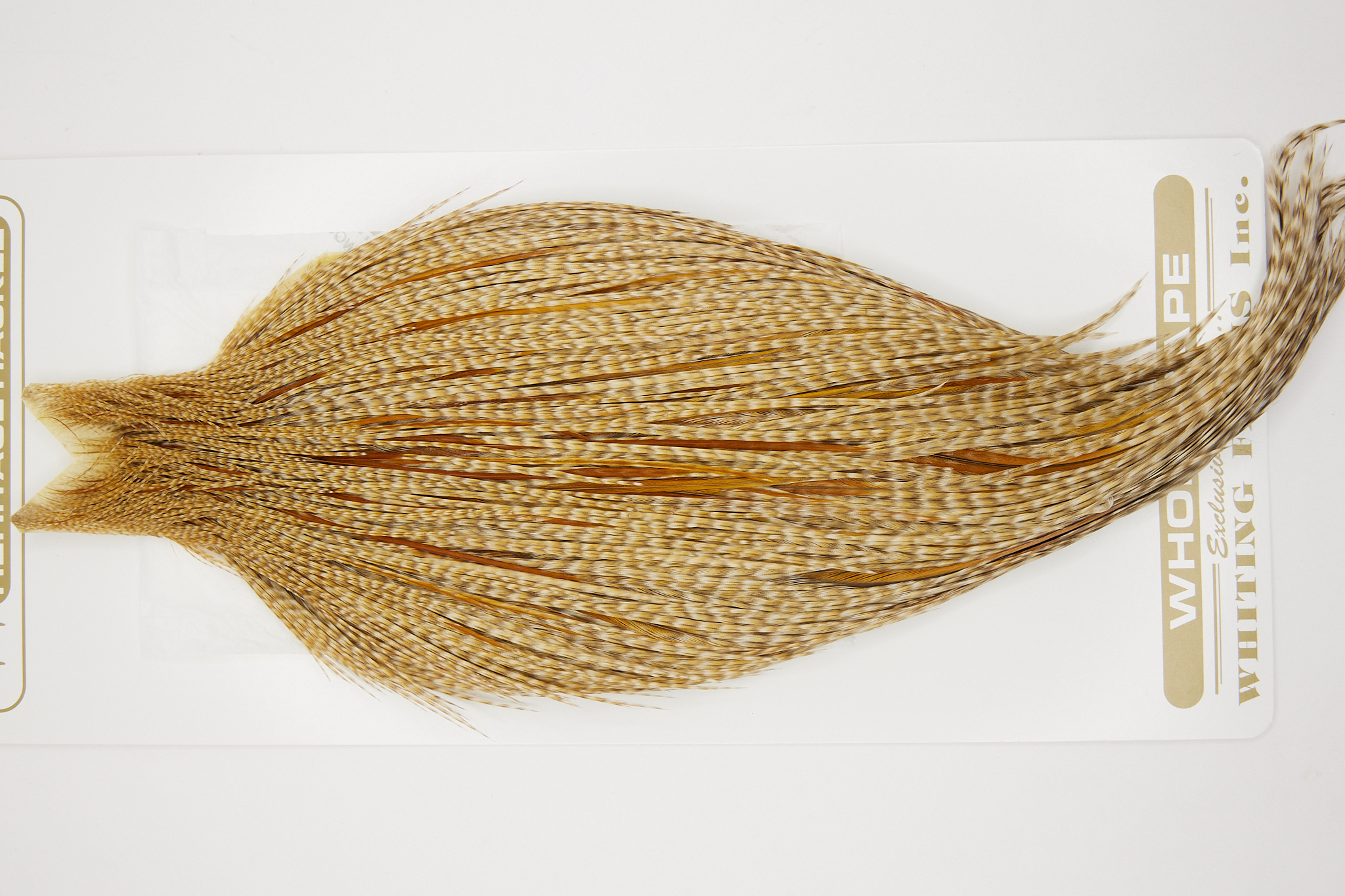 10786 Heritage Dry Fly Hackle Grade 2 Rooster Cape Dun Cree Ties Size 10-22