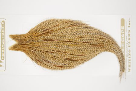 10792 Heritage Dry Fly Hackle Grade 2 Rooster Cape Dun Cree Ties Size 10-22