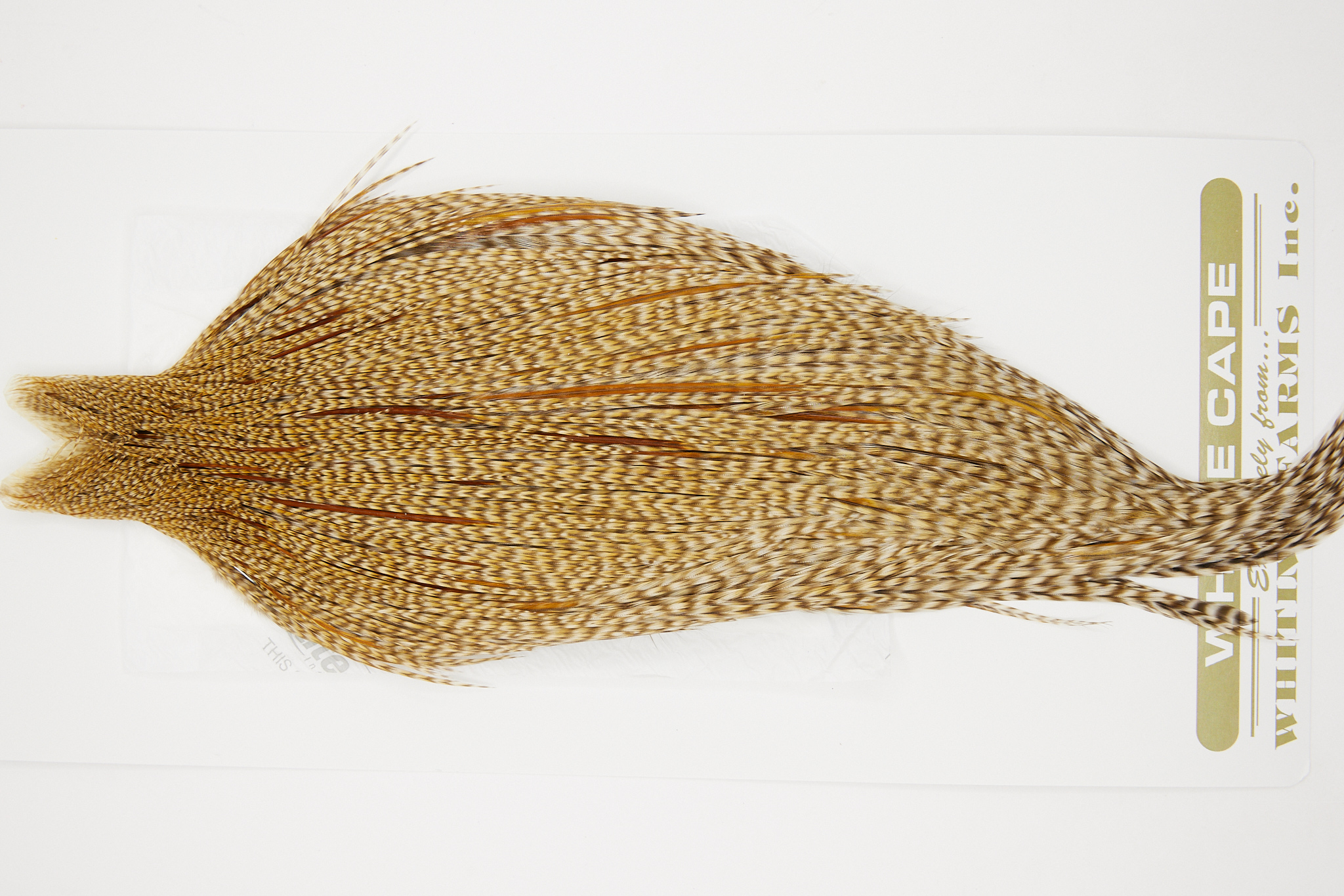 10798 Heritage Dry Fly Hackle Grade 2 Rooster Cape Dun Cree Ties Size 8-20