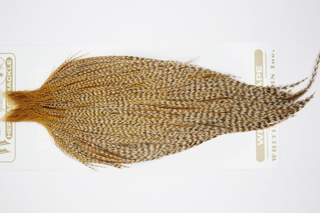 10801 Heritage Dry Fly Hackle Grade 2 Rooster Cape Dun Cree Ties Size 8-20