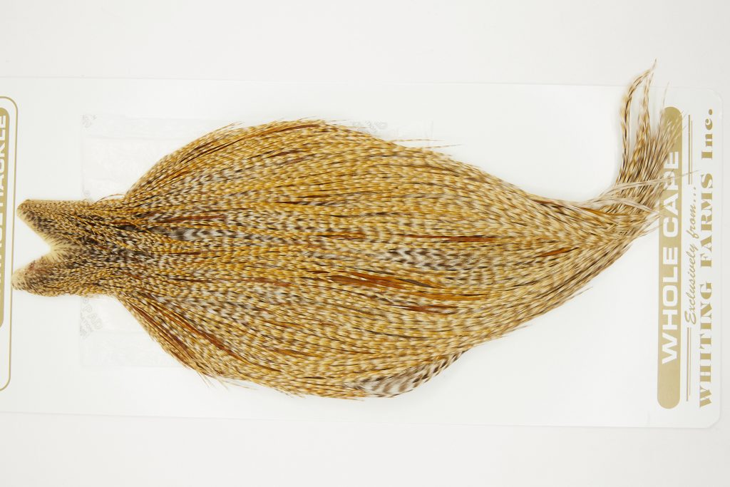 10803 Heritage Dry Fly Hackle Grade 1 Rooster Cape Dun Cree Ties Size 10-22