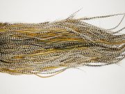 10851 Hebert Dry Fly Hackle Bronze Grade Rooster Saddle Grizzly Variant Ties Size 10-12