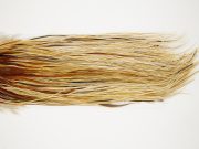 10854 Hebert Dry Fly Hackle Bronze Grade Rooster Saddle Light Ginger Dun Ties Size 14-16