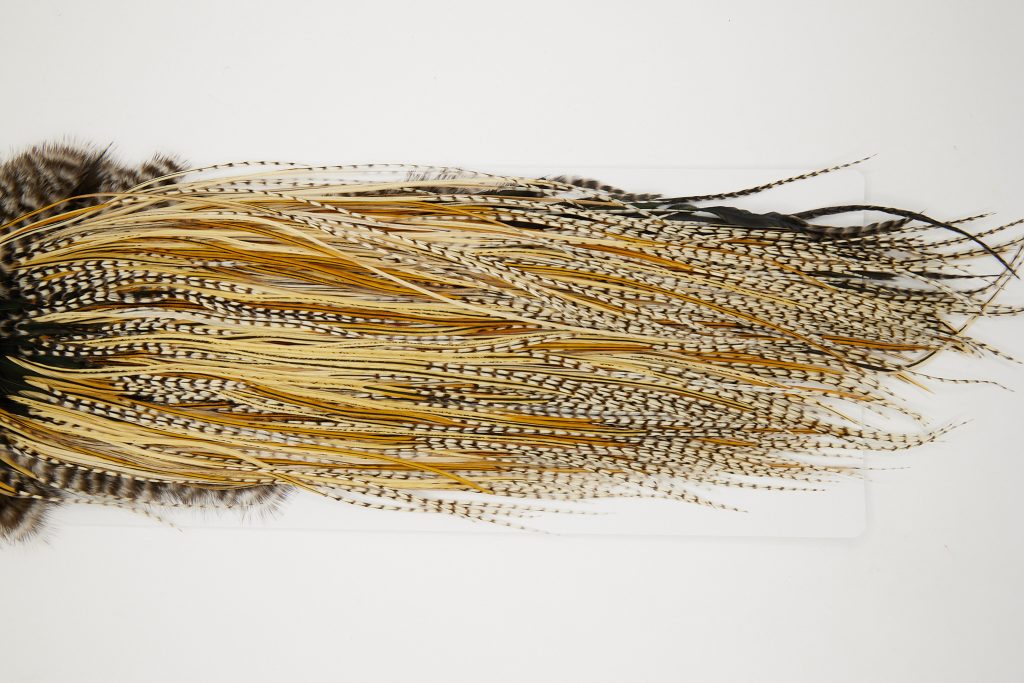 10862 Hebert Dry Fly Hackle Bronze Grade Rooster Saddle Unique Variant Ties Size 12-16