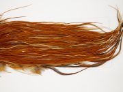 10872 Hebert Dry Fly Hackle Bronze Grade Rooster Saddle Medium Brown Ties Size 14-18