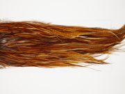 10873 Hebert Dry Fly Hackle Bronze Grade Rooster Saddle Medium Brown Ties Size 12-14