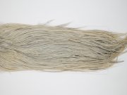 10877 Hebert Dry Fly Hackle Bronze Grade Rooster Saddle Light Grey Dun Ties Size 12-14