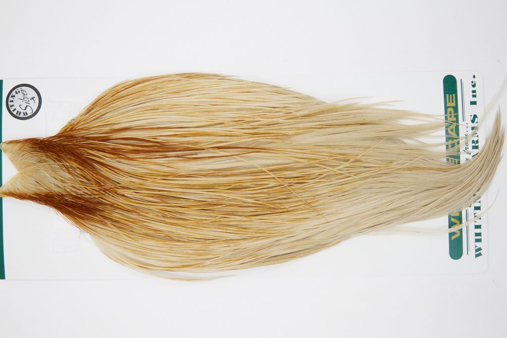 10880 Hebert Dry Fly Hackle Silver Grade Rooster Cape Unique Variant Ties Size 10-26