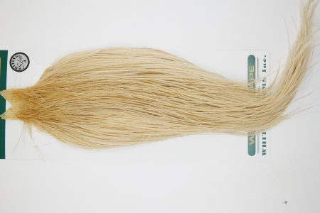 10882 Hebert Dry Fly Hackle Silver Grade Rooster Cape Pale Watery Dun Ties Size 10-24