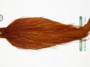 10884 Hebert Dry Fly Hackle Silver Grade Rooster Cape Medium Brown Ties Size 8-22