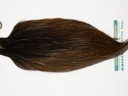 10891 Hebert Dry Fly Hackle Bronze Grade Rooster Cape Dark Brown Dun Ties Size 8-20