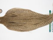 10902 Hebert Dry Fly Hackle Bronze Grade Rooster Cape Dun Grizzly Ties Size 10-22