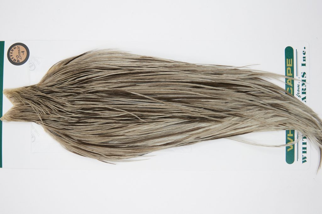 10903 Hebert Dry Fly Hackle Bronze Grade Rooster Cape Unique Variant Ties Size 8-20